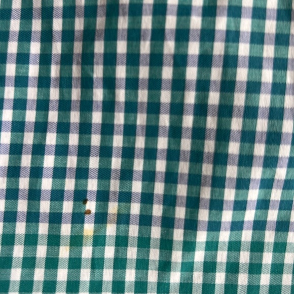 Evergreen Sportman Full Fit men’s XXL colorful gingham 100% cotton button up - Picture 9 of 11